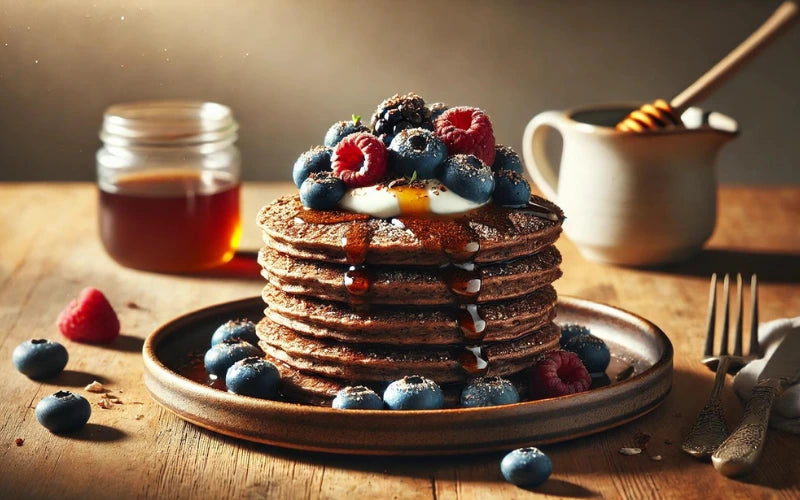 pancakes con farina di avena