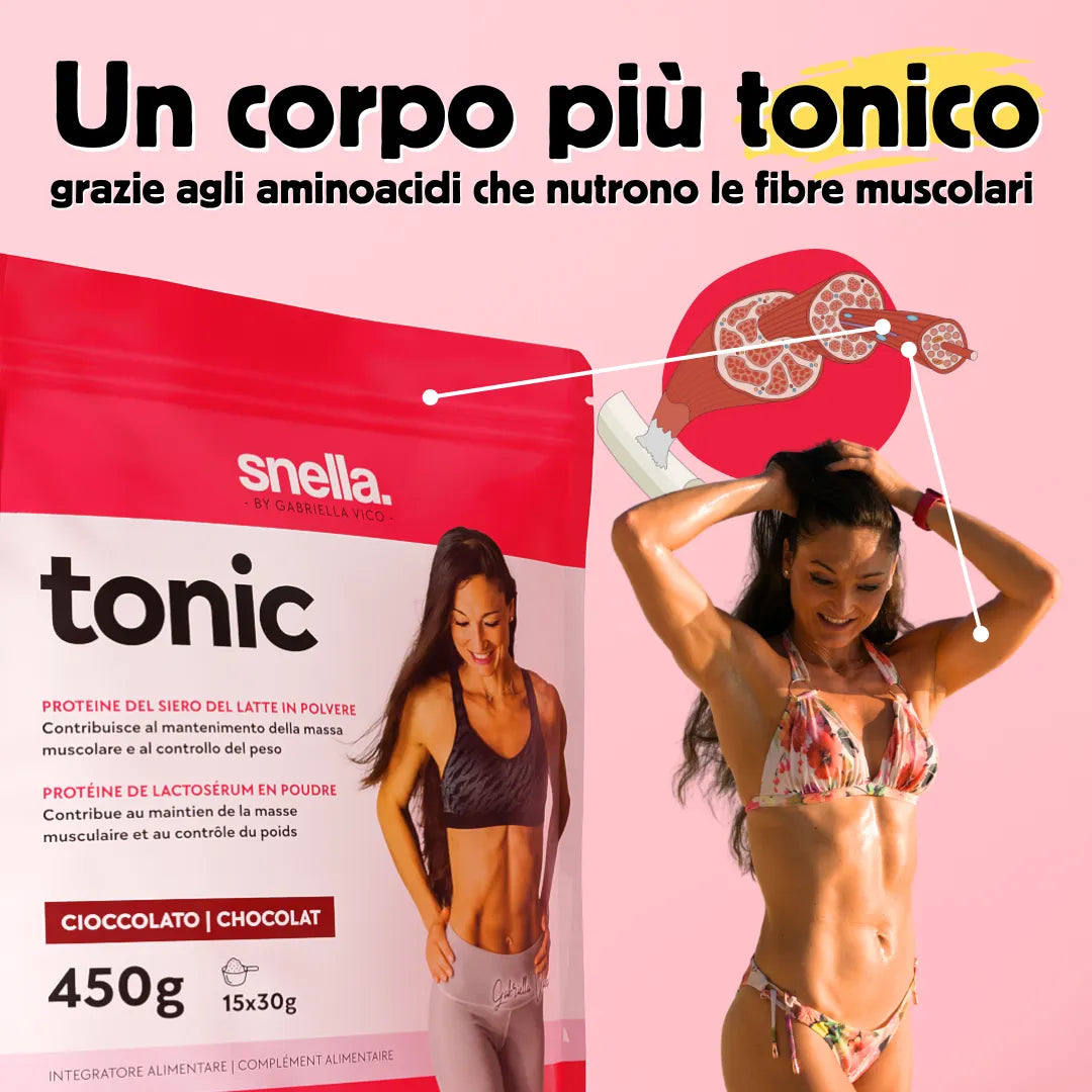 tonificare il corpo con tonic di snella by gabriella vico