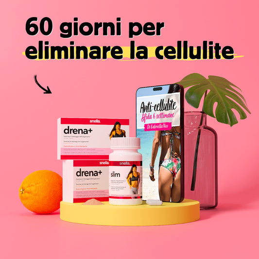 pack anticellulite allenamento + dieta + integratori per eliminare la cellulite