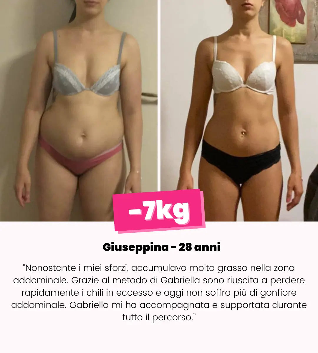Trasformazione prima e dopo con il metodo di Gabriella Vico 5
